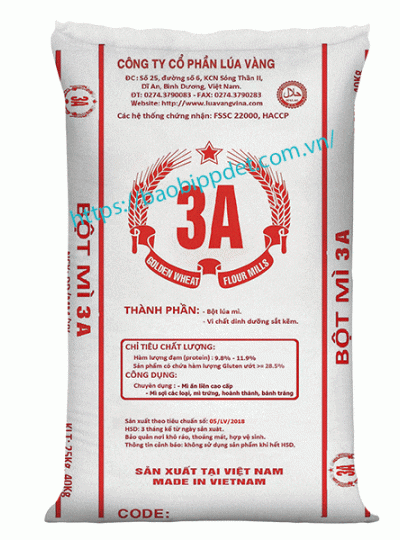 Bao Bì Đựng Bột Mì 25kg